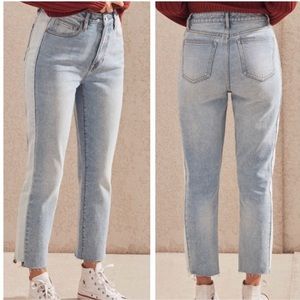 Pacsun Mom Jeans with Stripe on Side